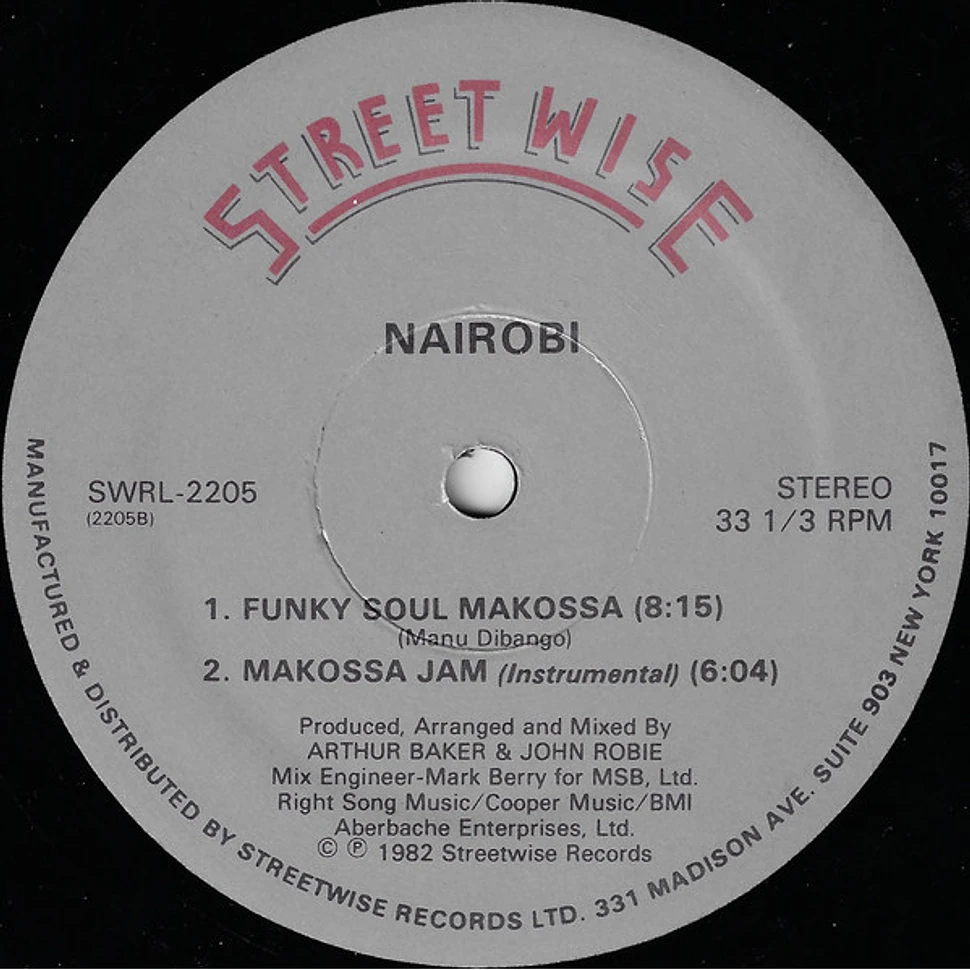 Nairobi And Awesome Foursome / Nairobi - Funky Soul Makossa
