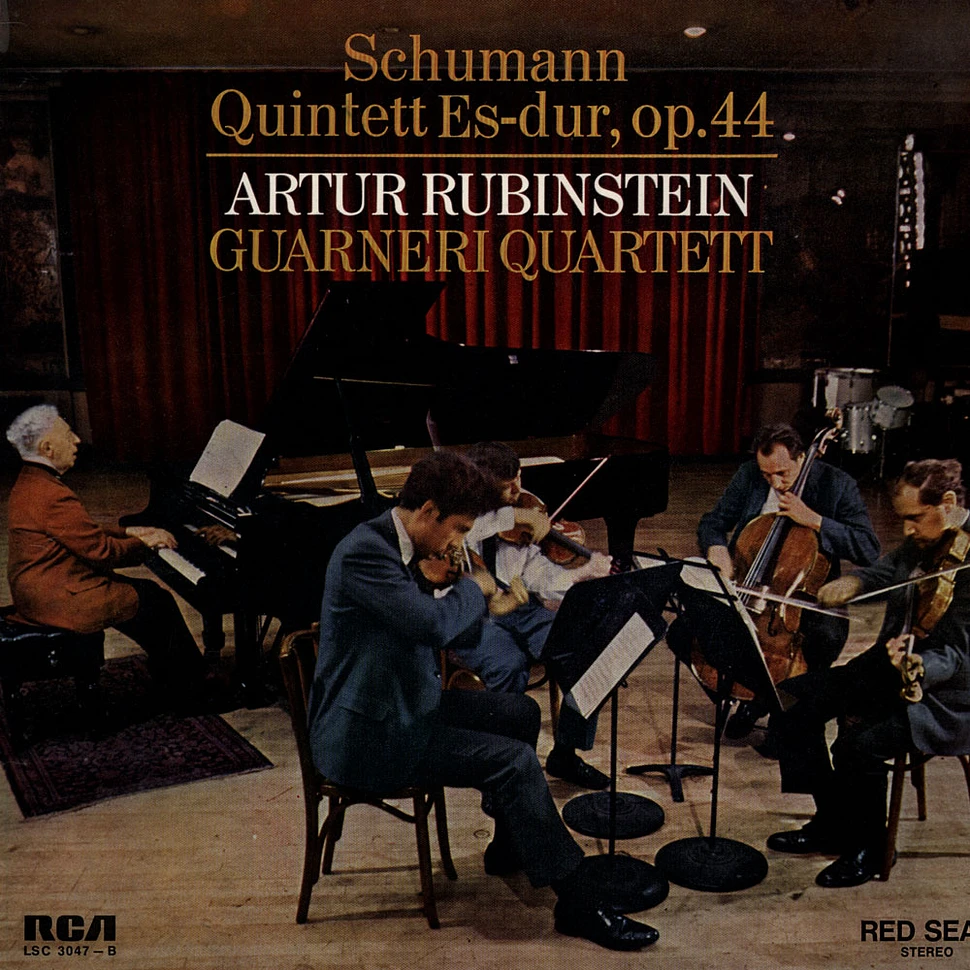 Arthur Rubinstein / Guarneri Quartet / Johannes Brahms / Robert Schumann - The Three Piano Quartets Op.25,26,60 - Piano Quintet Op.44