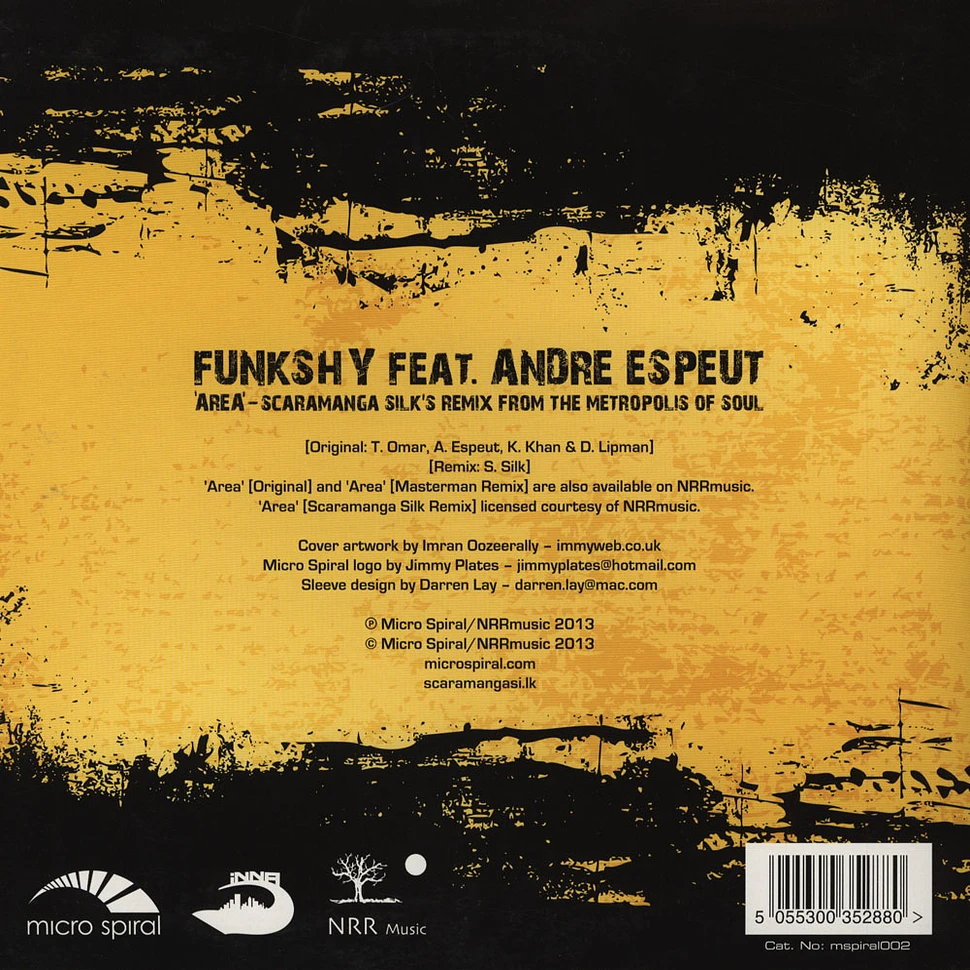Funkshy - Area feat. Andre Espeut Scaramanga Silk Remix