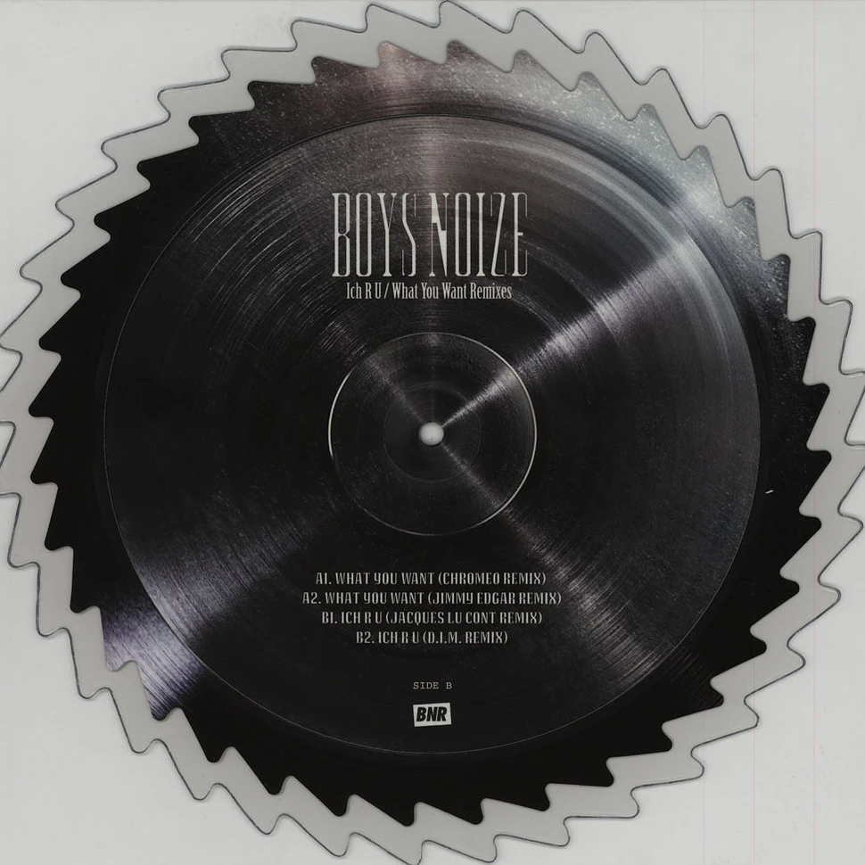 Boys Noize - Ich R U / What You Want Remixes Picturedisc
