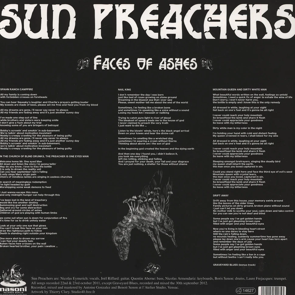 Sun Preachers - Faces Of Ashes