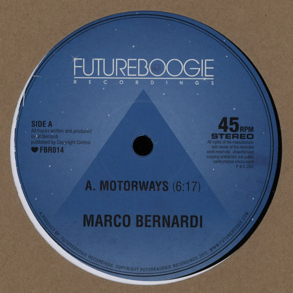 Marco Bernardi - Motorways EP