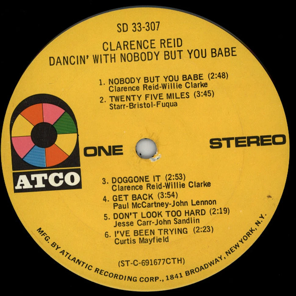 Clarence Reid - Dancin' With Nobody But You Babe