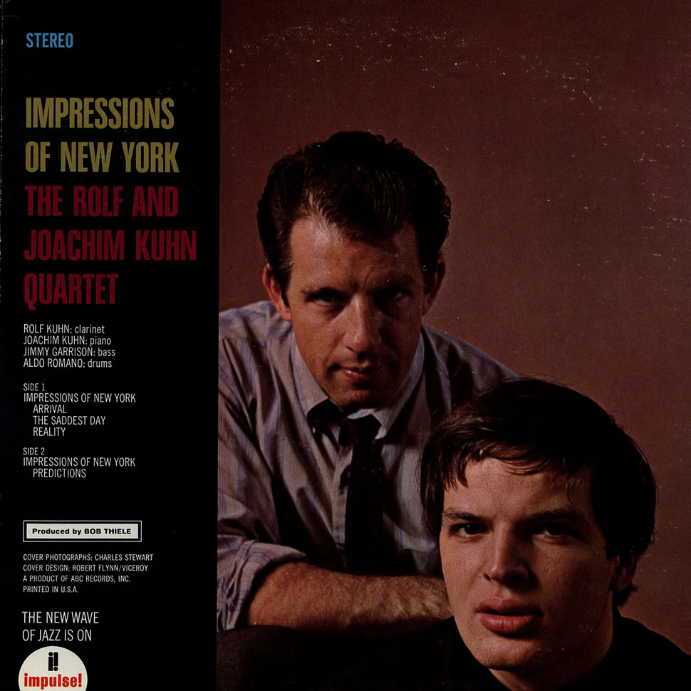 Rolf & Joachim Kuhn Quartet, The - Impressions Of New York