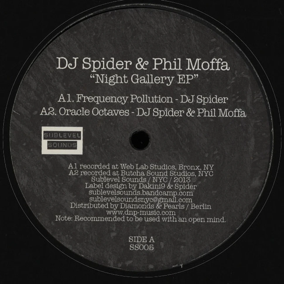 DJ Spider & Phil Moffa - Night Gallery EP