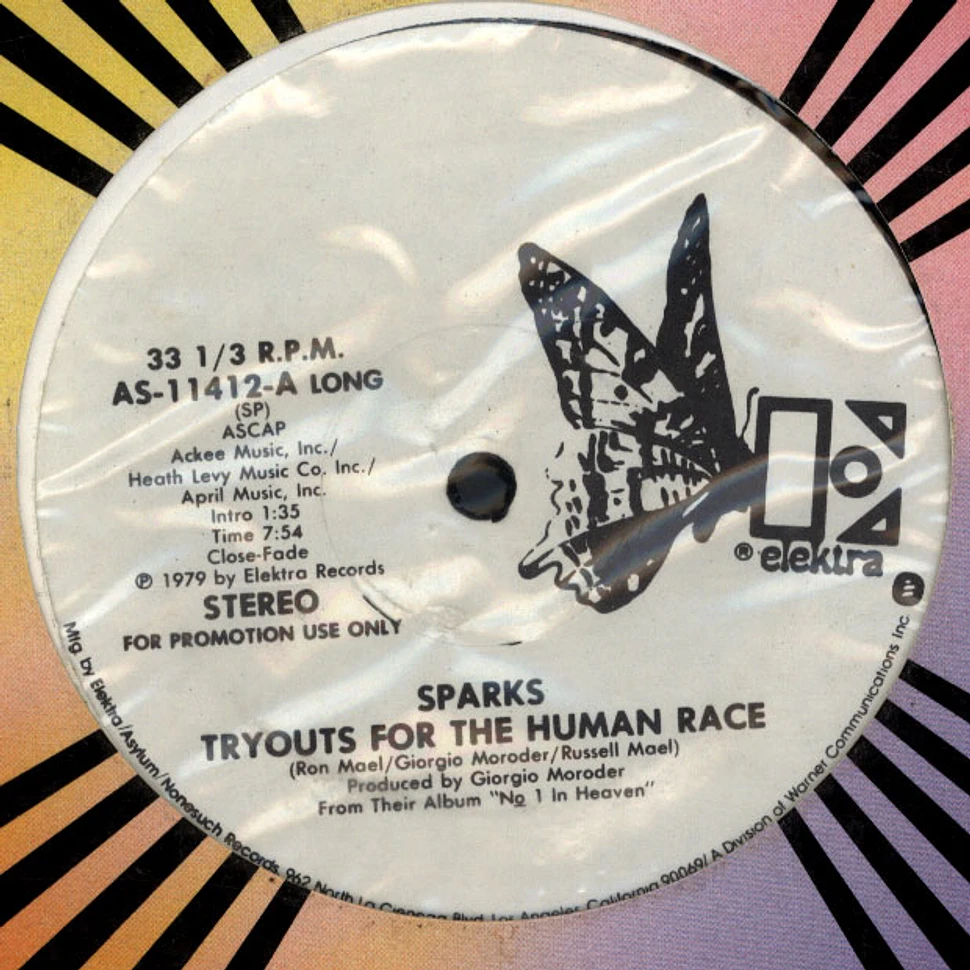 Sparks - Tryouts For The Human Race