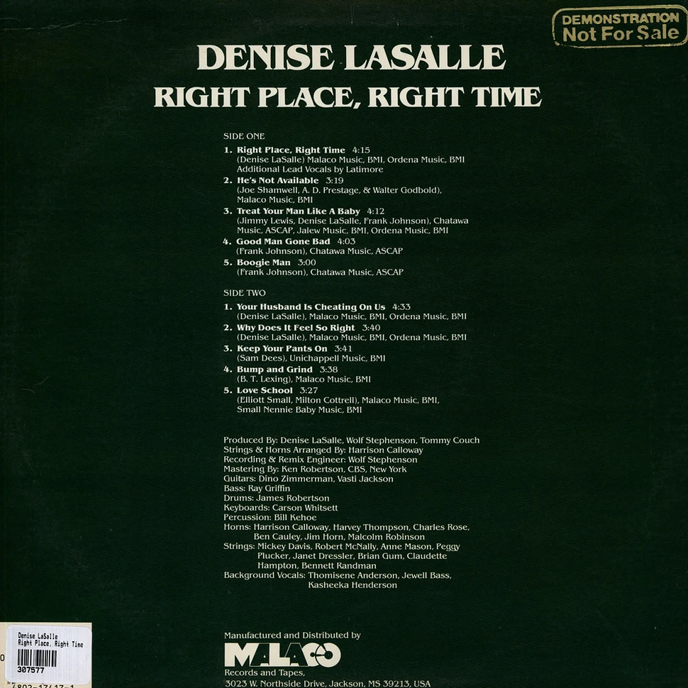 Denise LaSalle - Right Place, Right Time