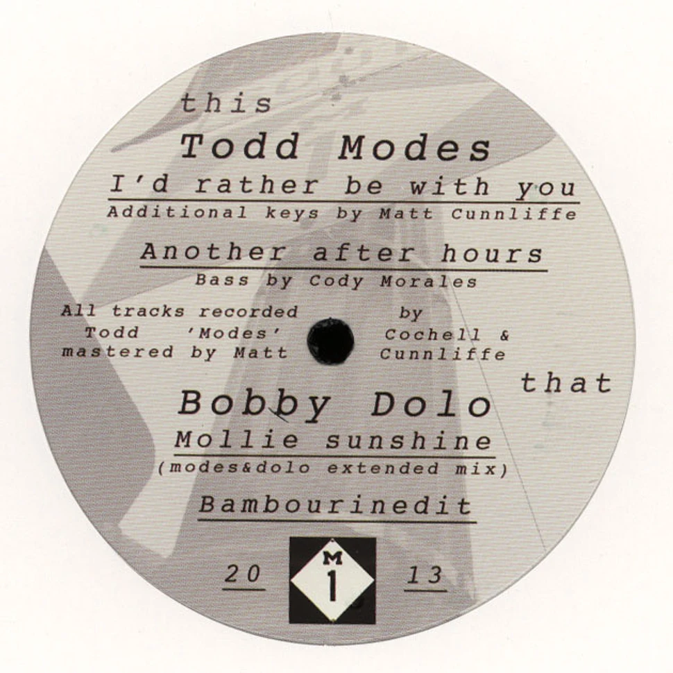 Todd Modes / Bobby Dolo - M1 Sssns #4