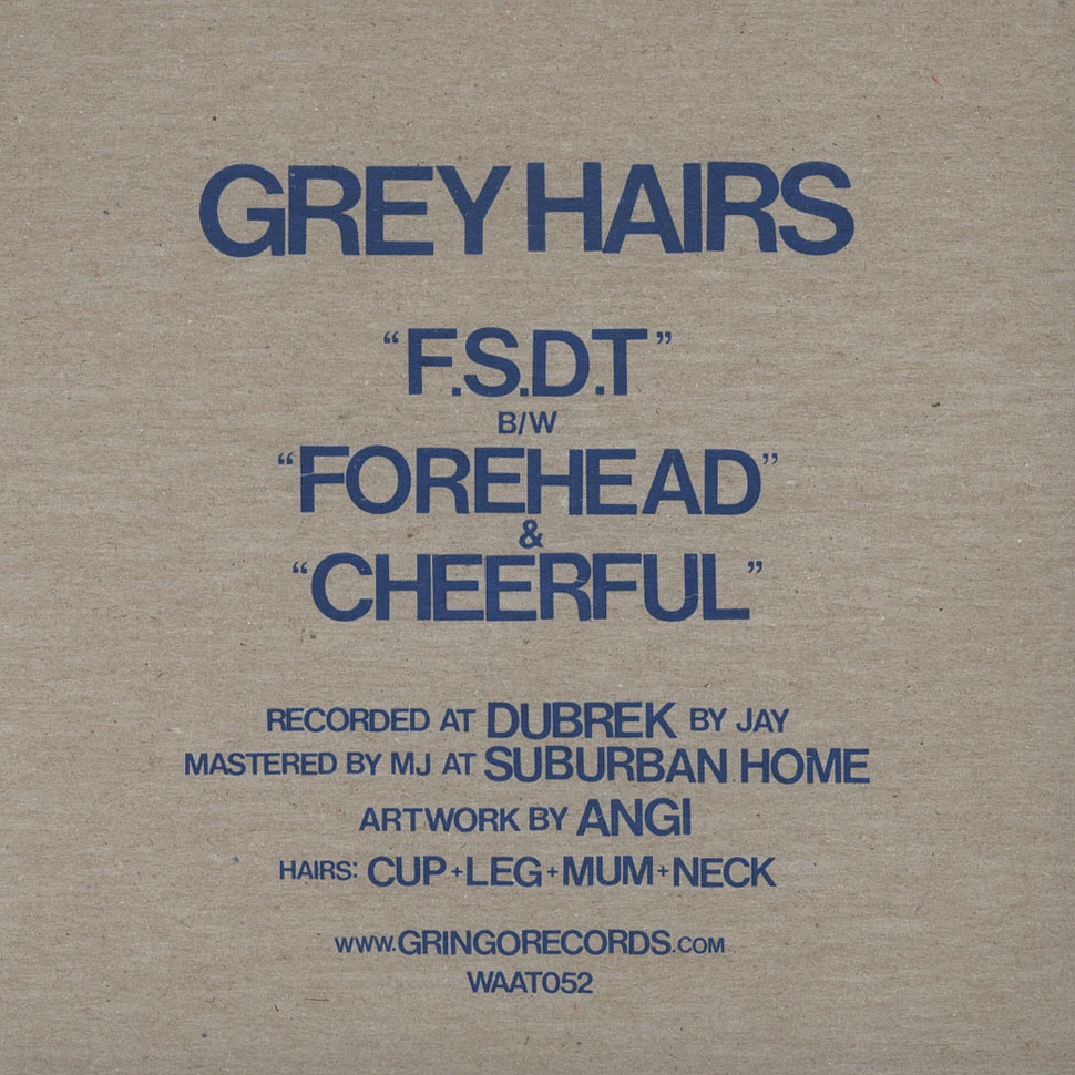 Grey Hairs - Grey Hairs 7" EP