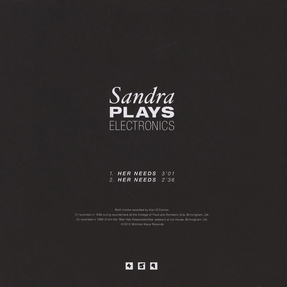 Sandra Plays Electronics - Her Needs
