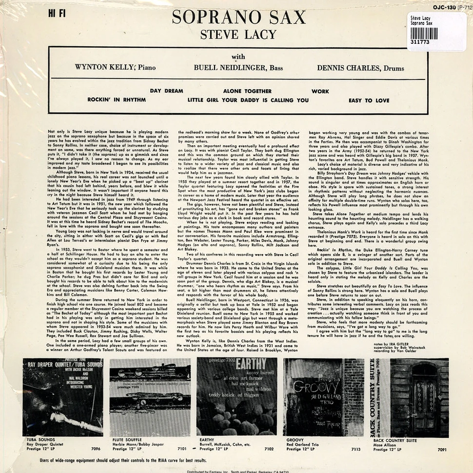 Steve Lacy - Soprano Sax