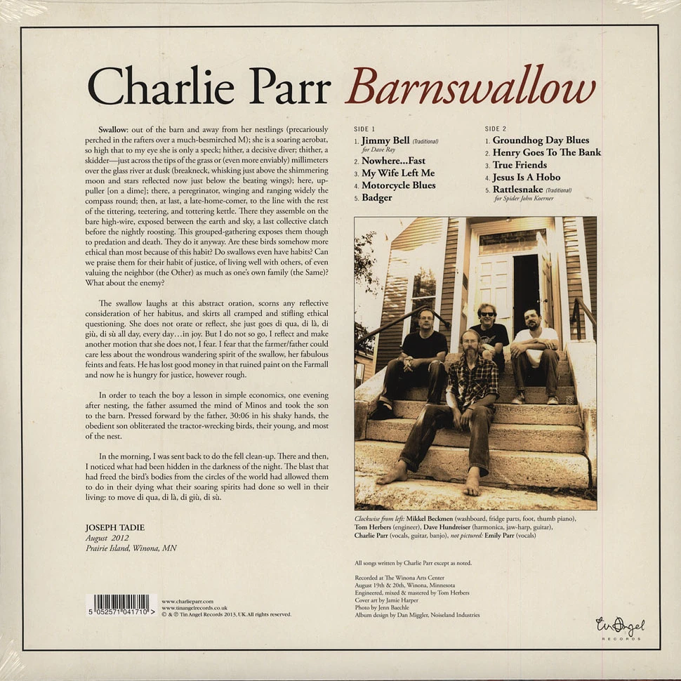 Charlie Parr - Barnswallow