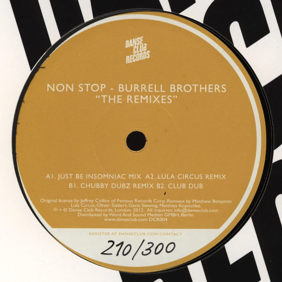 The Burrell Brothers - Non Stop Remixes