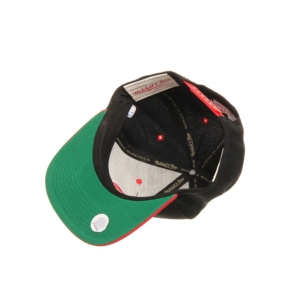 Mitchell & Ness - Houston Rockets NBA Black 2 Tone Snapback Cap