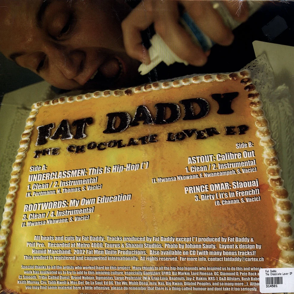 Fat Daddy - The Chocolate Lover EP