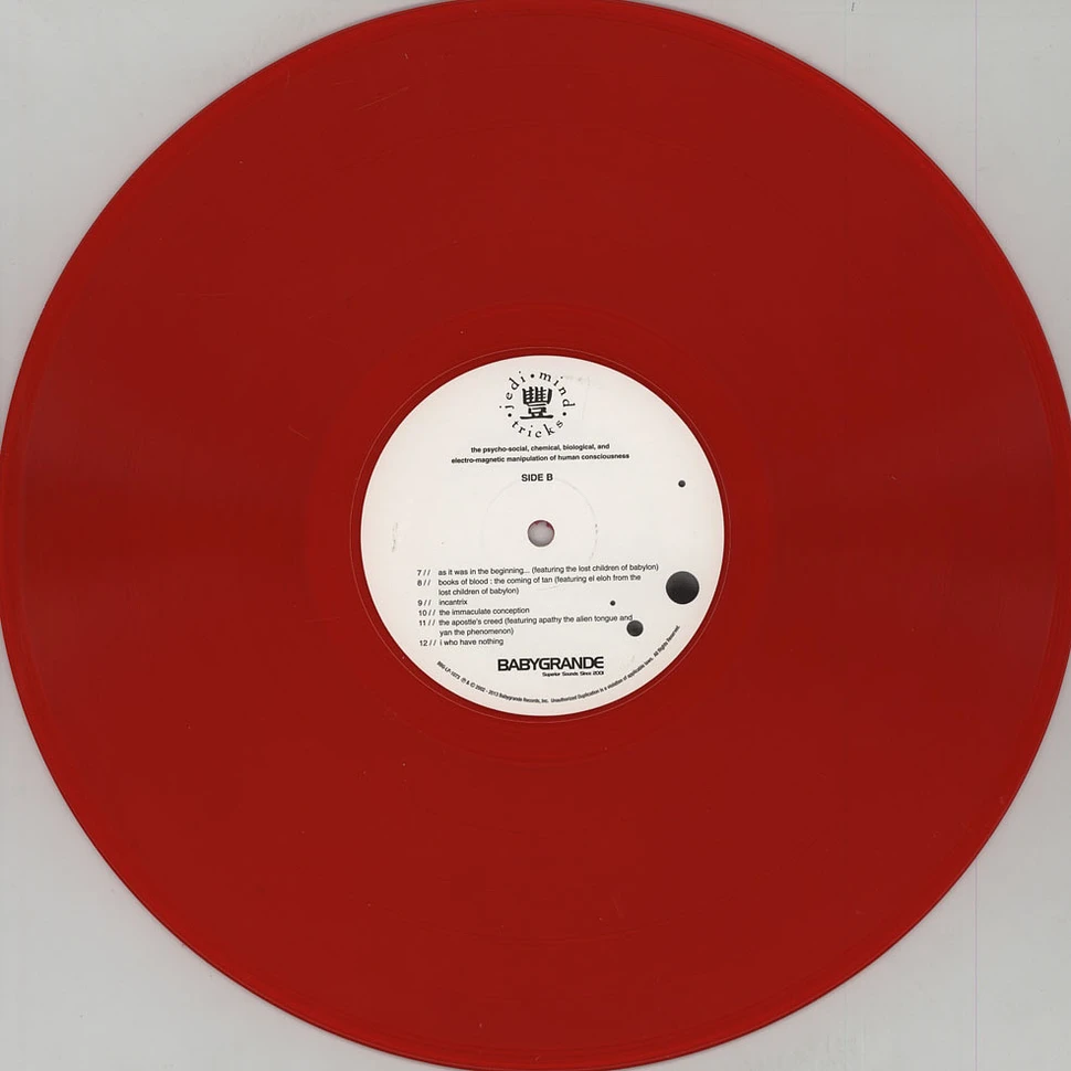 Jedi Mind Tricks - The Psycho-Social, Chemical, Biological, And Electro-Magnetic Manipulation Of Human Consciousness Red Vinyl Edition