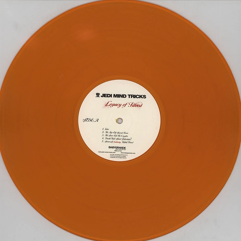 Jedi Mind Tricks - Legacy Of Blood Orange Vinyl Edition