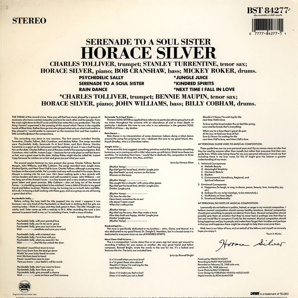 The Horace Silver Quintet - Serenade To A Soul Sister