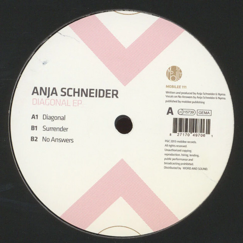 Anja Schneider - Diagonal EP