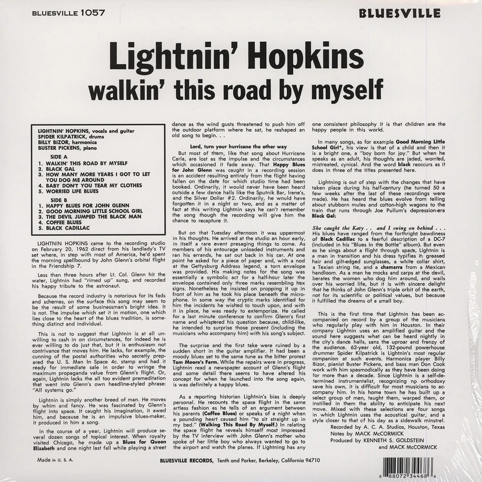 Lightnin Hopkins - Walkin This Road By Myself