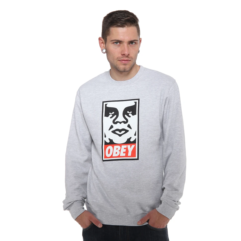 Obey - Obey Icon Face Crewneck Sweater