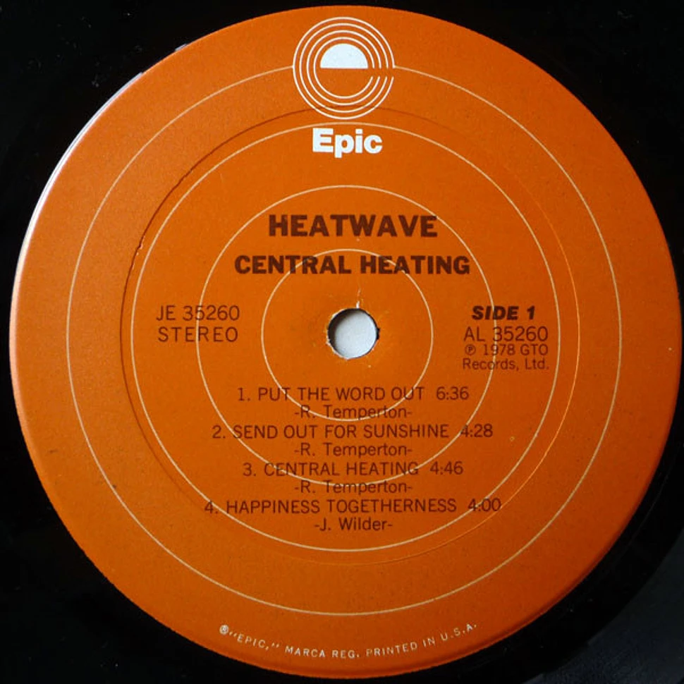 Heatwave - Central Heating