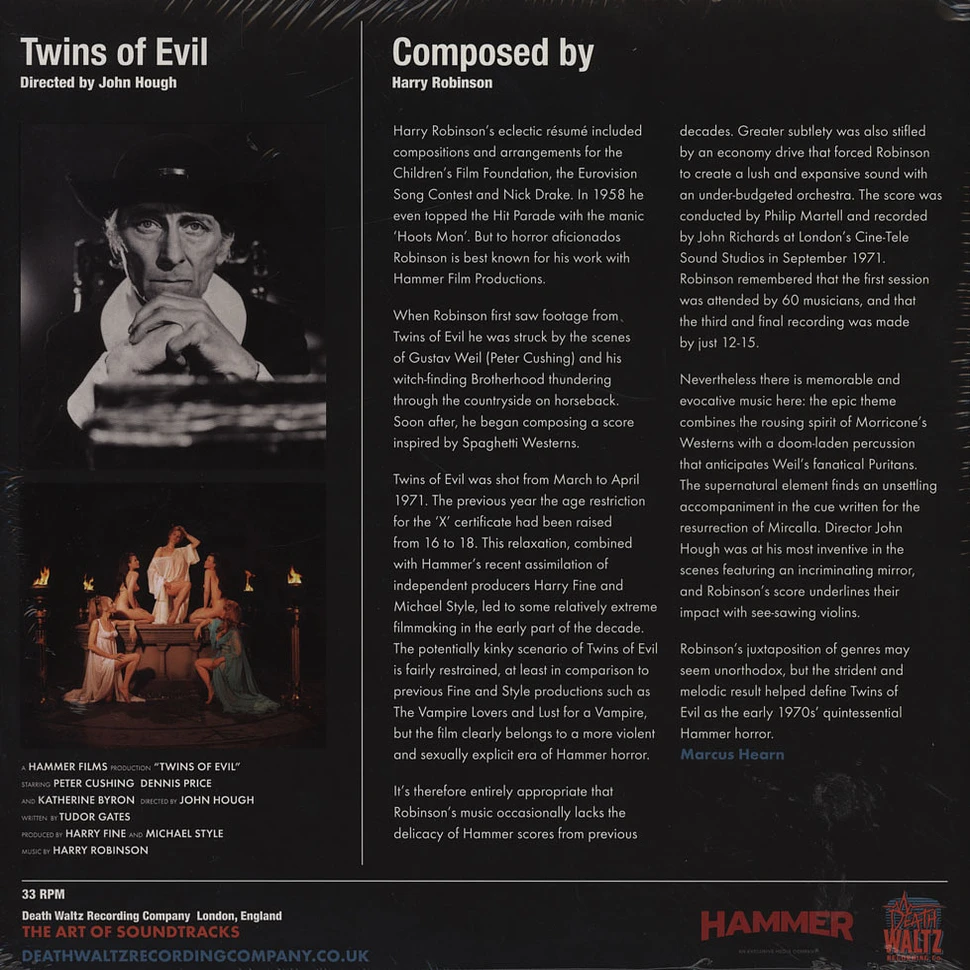 Harry Robinson - OST Twins Of Evil