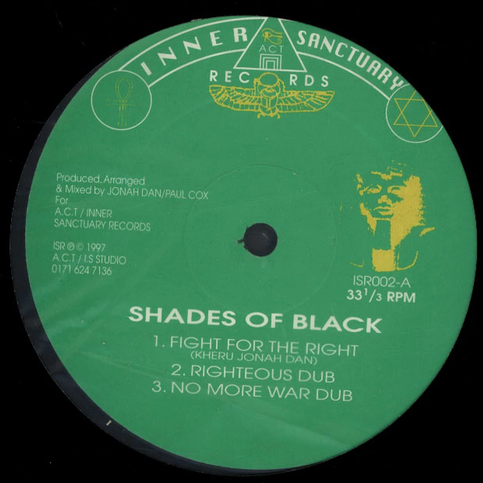 Shades Of Black - Fight For The Right / Friend Or Enemy