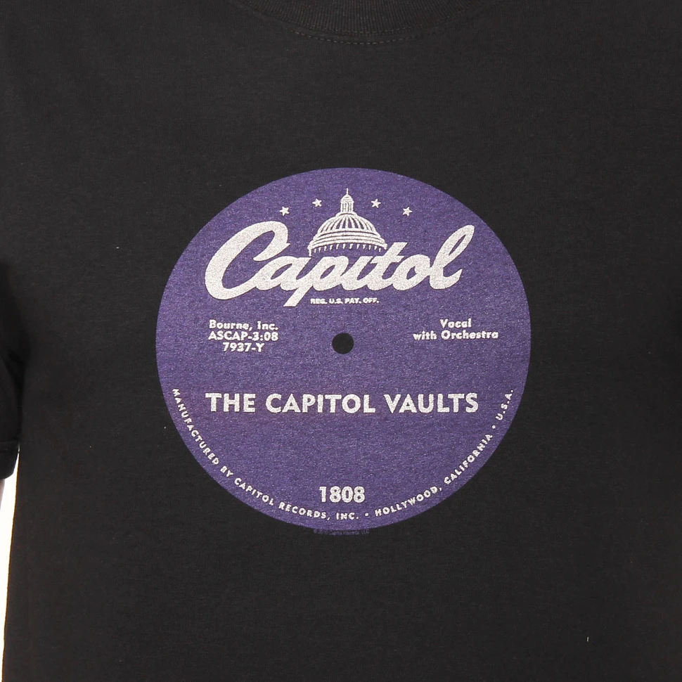 Capitol Records - Purple & Silver Logo T-Shirt