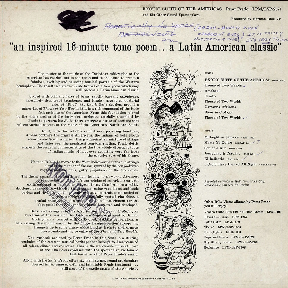Perez Prado And His Orchestra - Exotic Suite Of The Americas