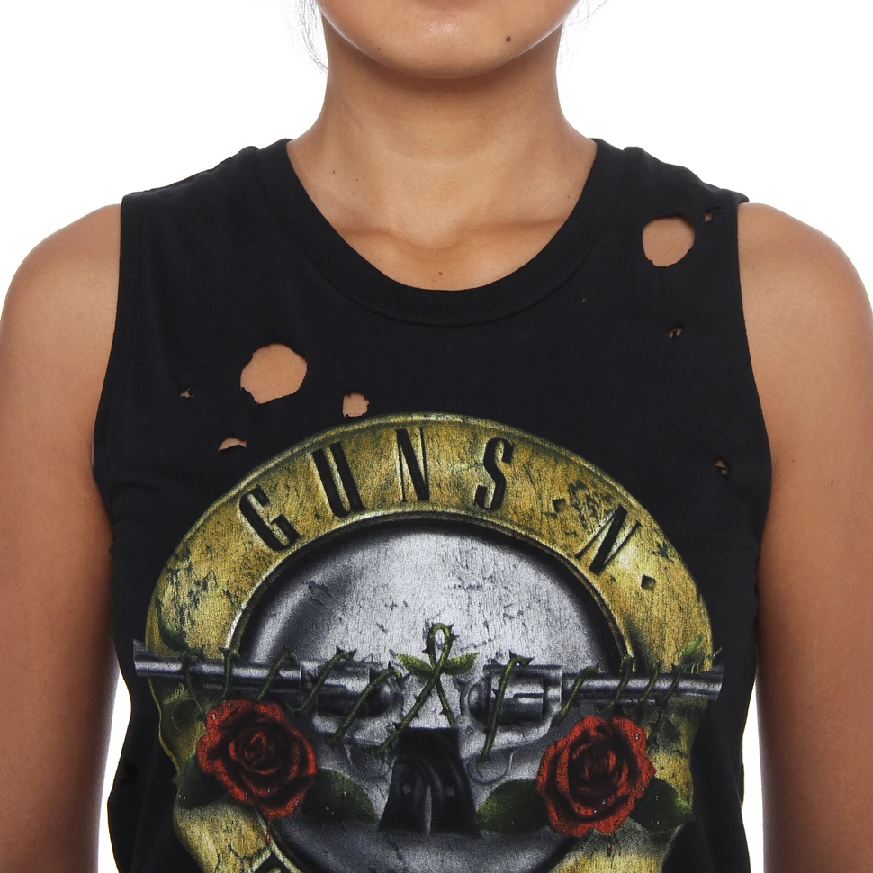 Guns N' Roses - Circle Guns Destroyed Women Tank Top