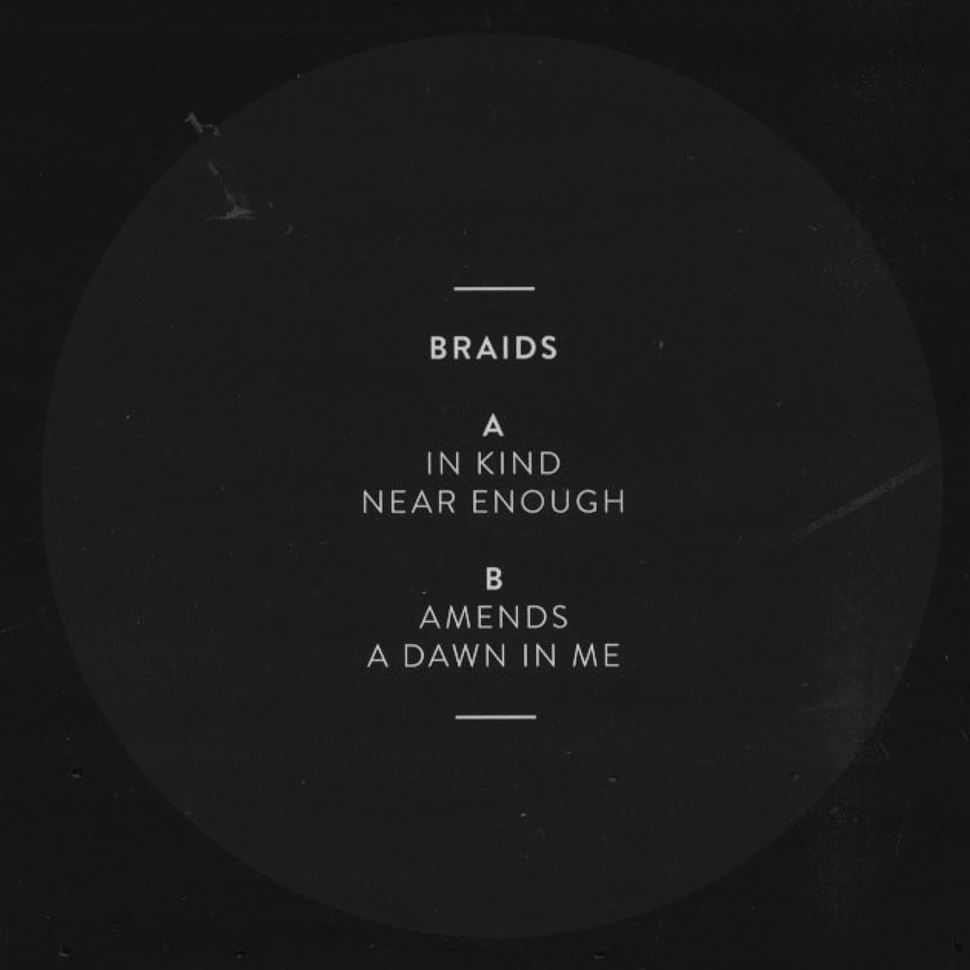 Braids - In Kind/Amends