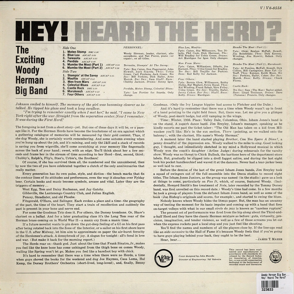 The Woody Herman Big Band - Hey! Heard The Herd?