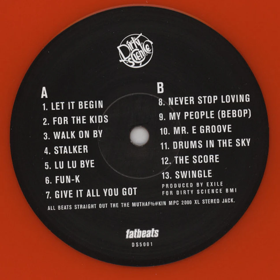 Exile - Zip Disks & Floppies Orange Vinyl Edition