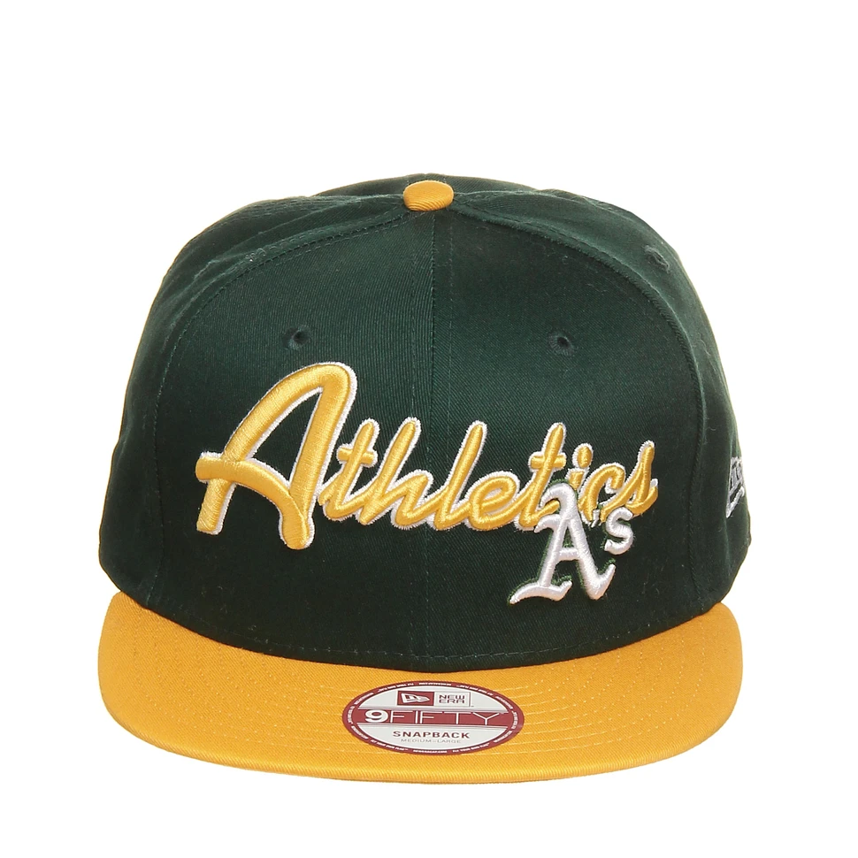 New Era - Oakland Athletics MLB Super Script Snapback Cap