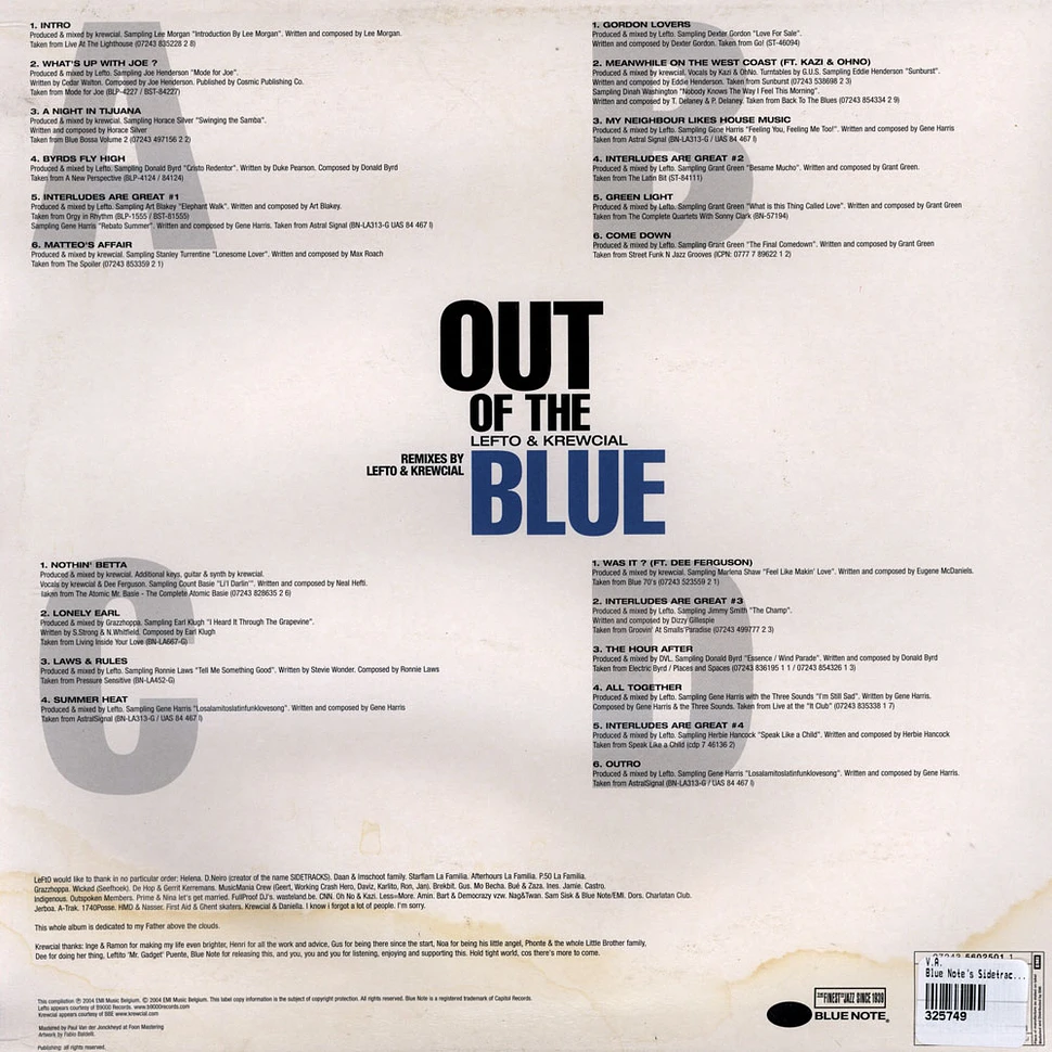 Lefto & Krewcial - Blue Note's Sidetracks Vol. 5 - Out Of The Blue