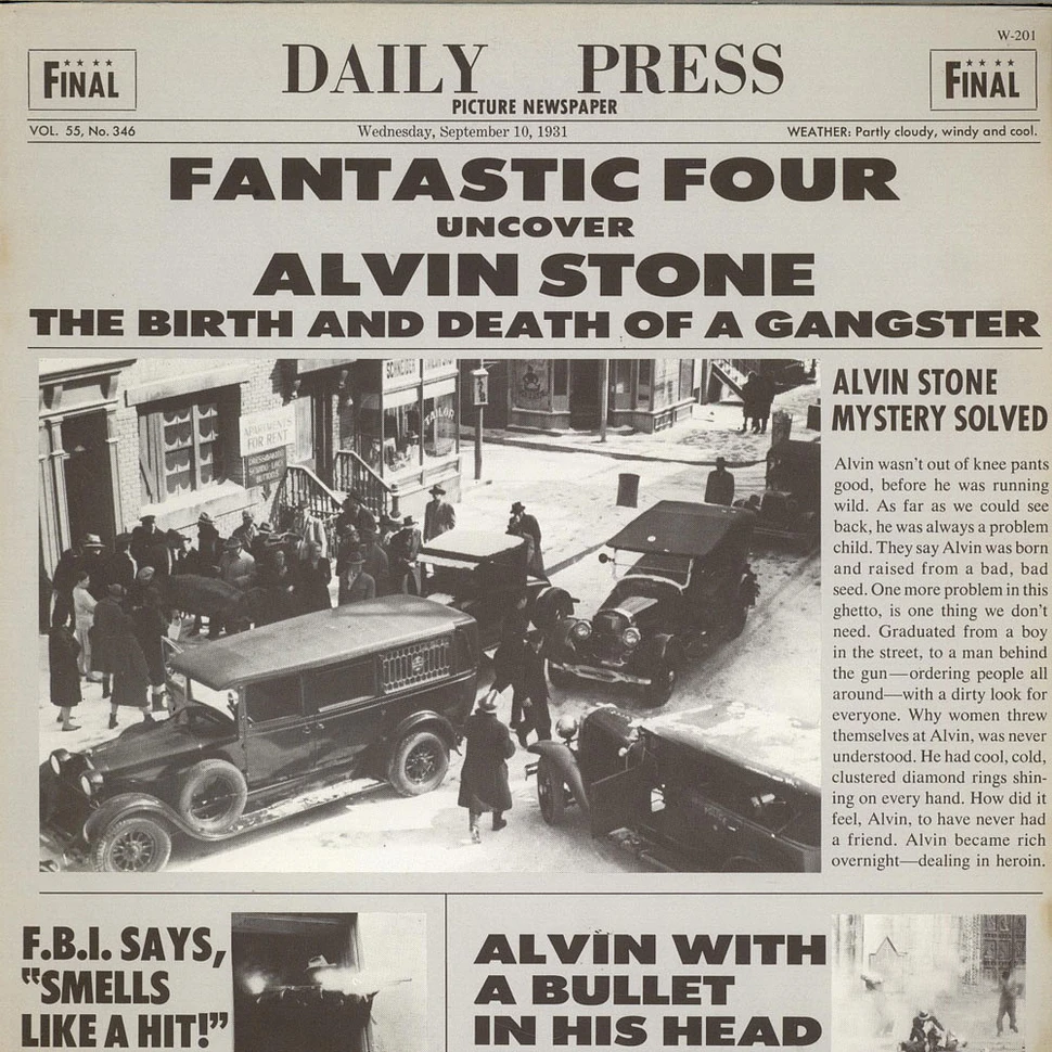 Fantastic Four - Alvin Stone (The Birth And Death Of A Gangster)