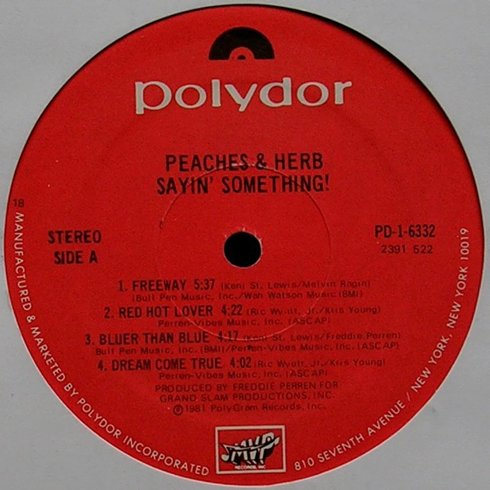 Peaches & Herb - Sayin' Something!