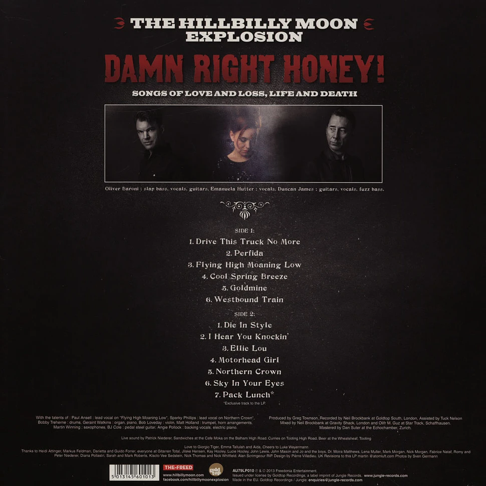 The Hillbilly Moon Explosion - Damn Right Honey!