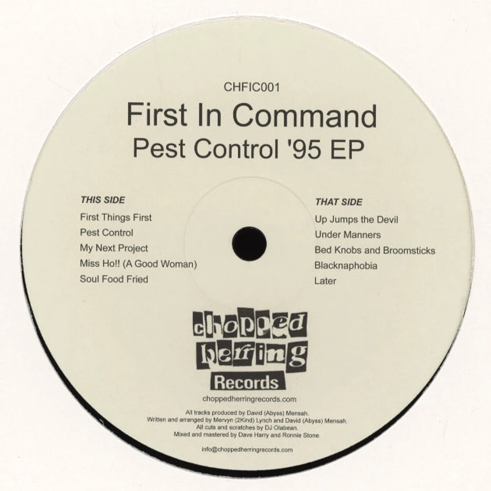 First In Command - Pest Control '95 EP