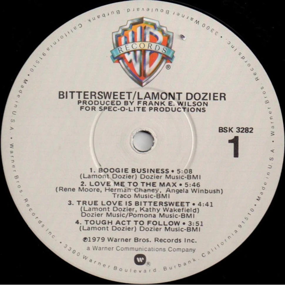 Lamont Dozier - Bittersweet