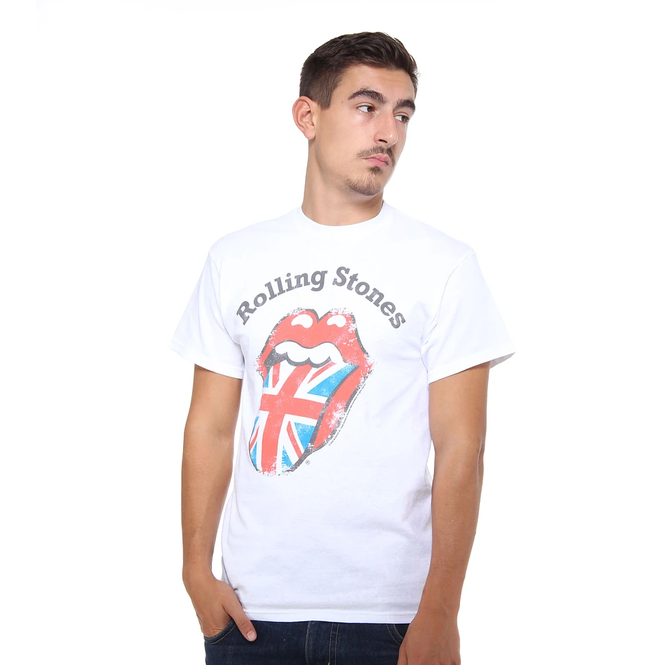 The Rolling Stones - Distressed Union Jack T-Shirt