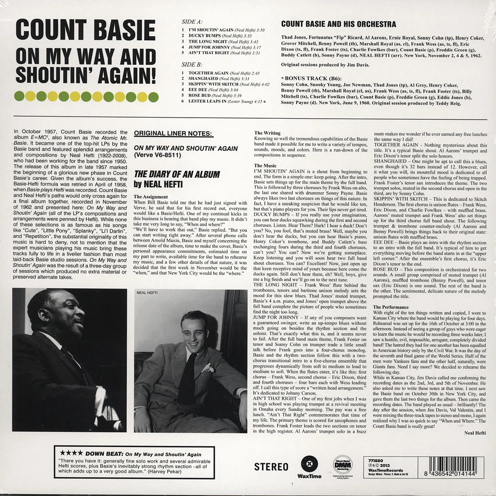Count Basie - On My Way & Shoutin Again