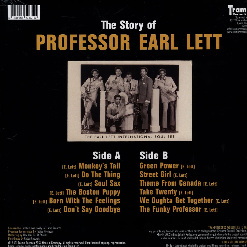 Professor Earl Lett - The Story Of Professor Earl Lett