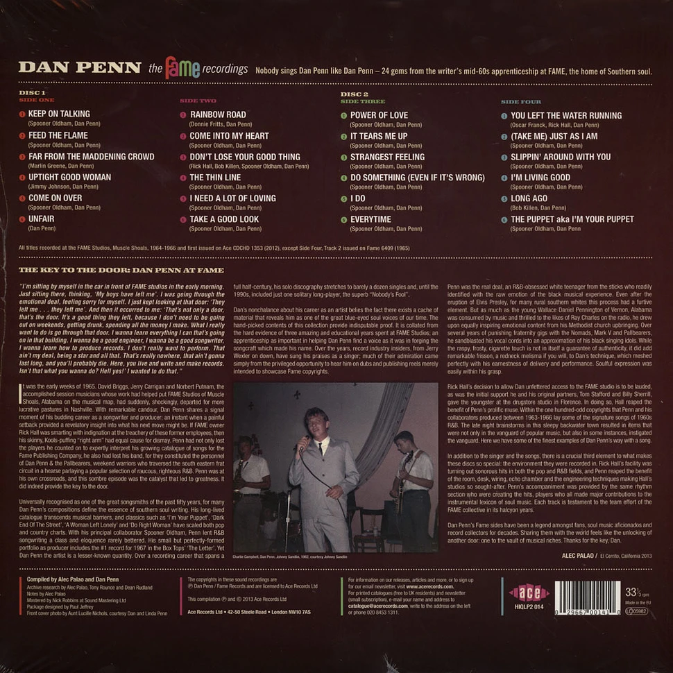 Dan Penn - The Fame Recordings