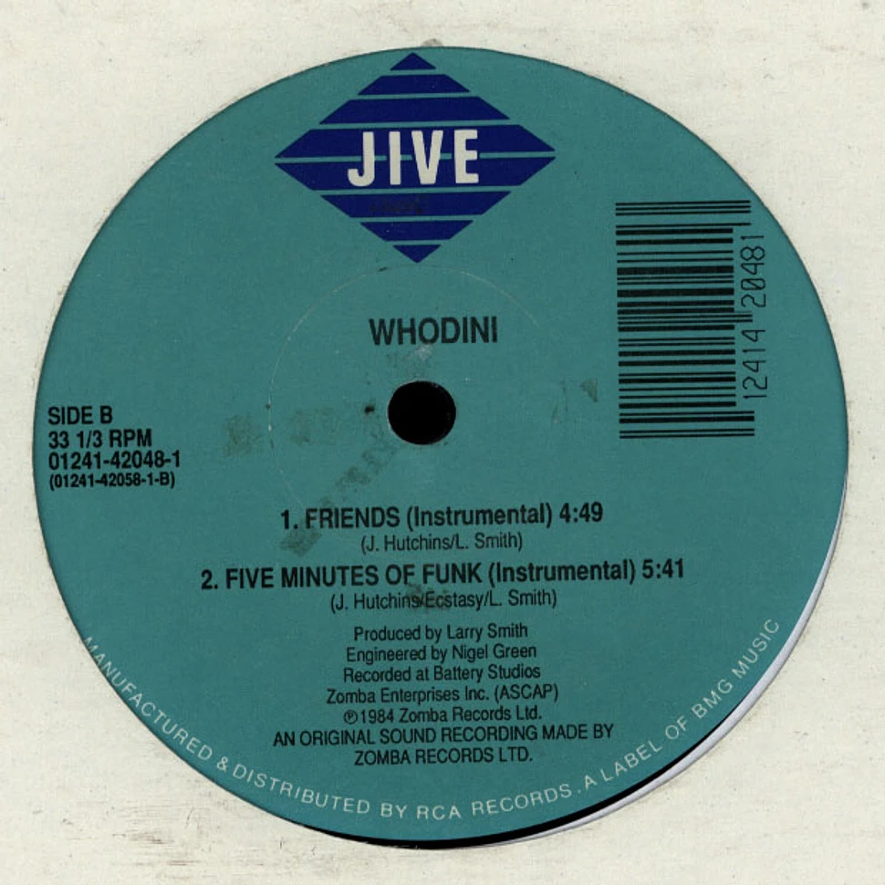 Whodini - Friends / Five Minutes Of Funk