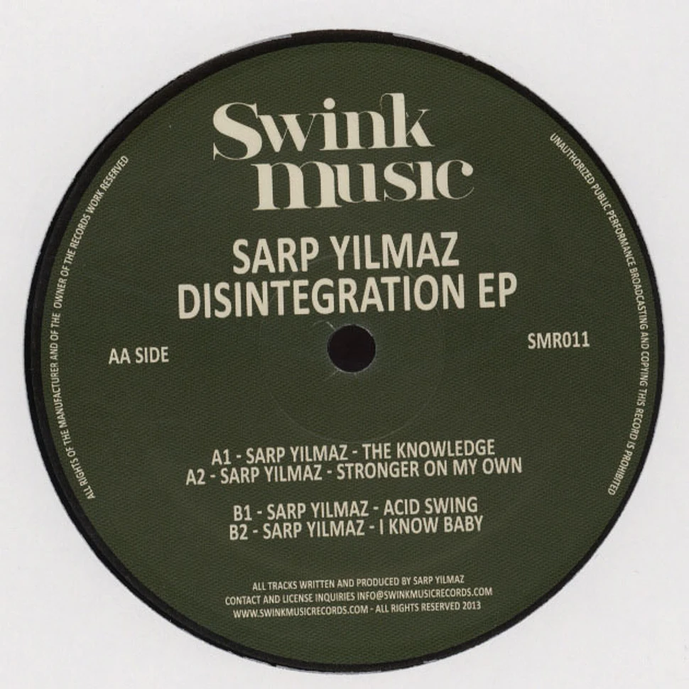 Sarp Yilmaz - Disintegration EP