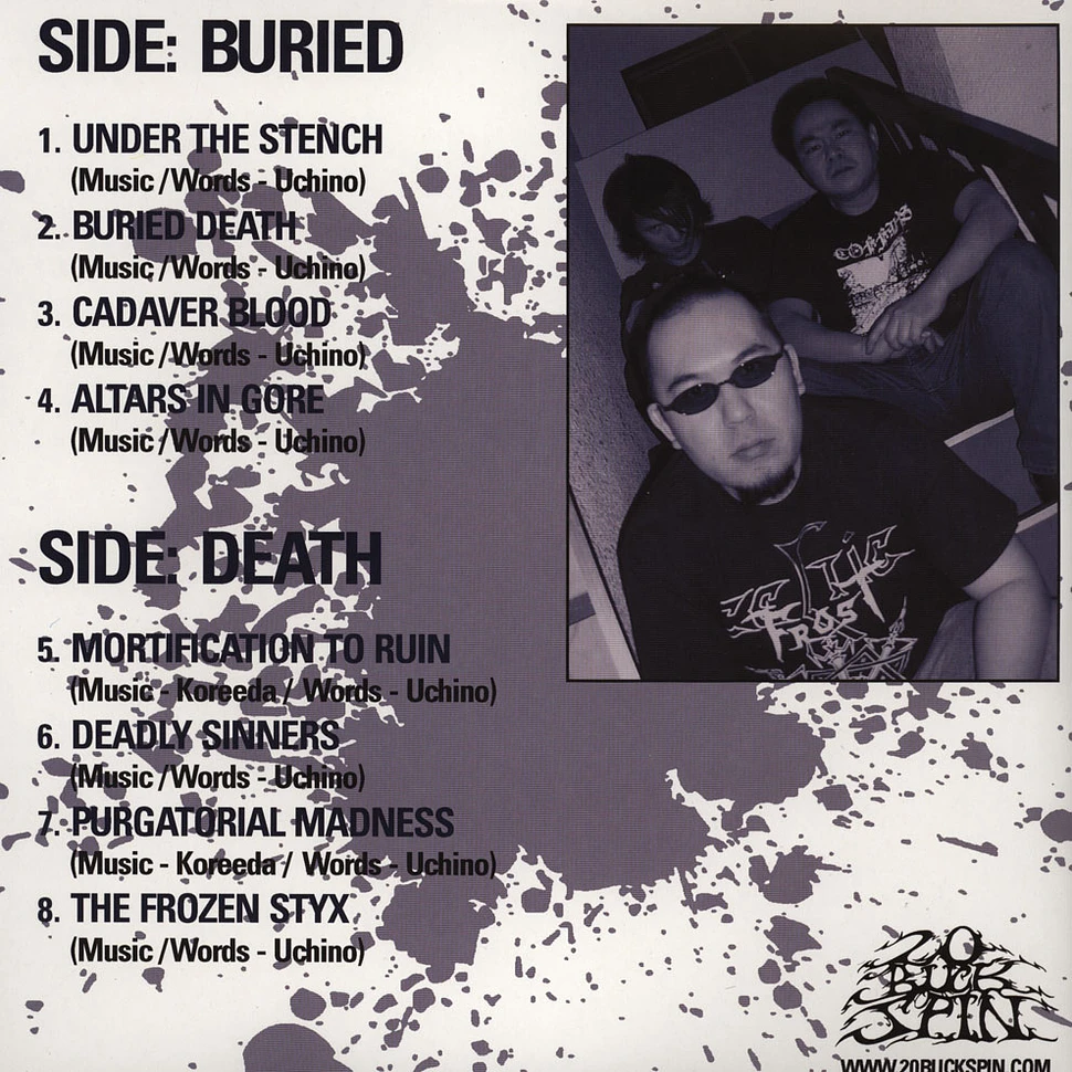 Coffins - Buried Death Styx Blue Vinyl Edition