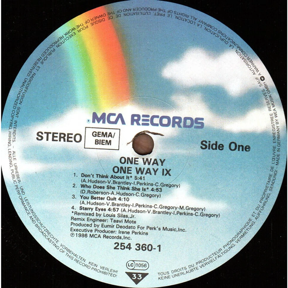 One Way - One Way IX