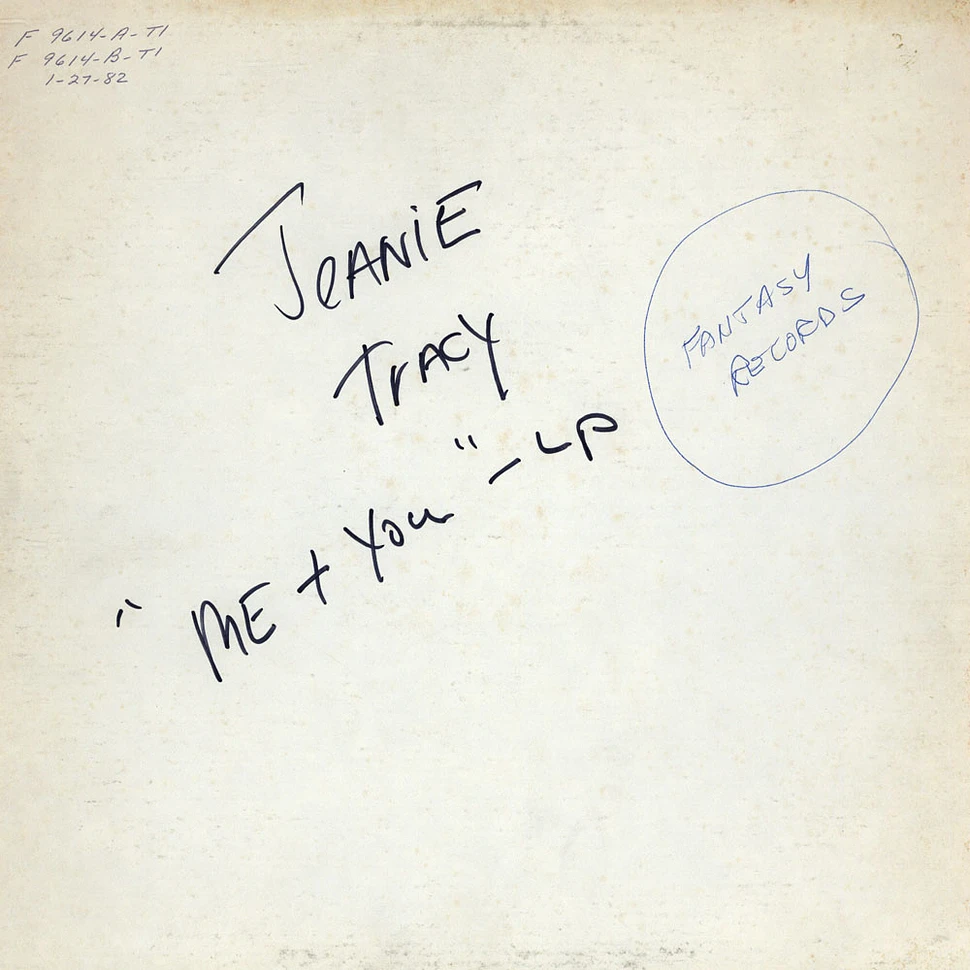 Jeanie Tracy - Me And You